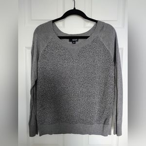 Ana light sweater leopard print sz PL